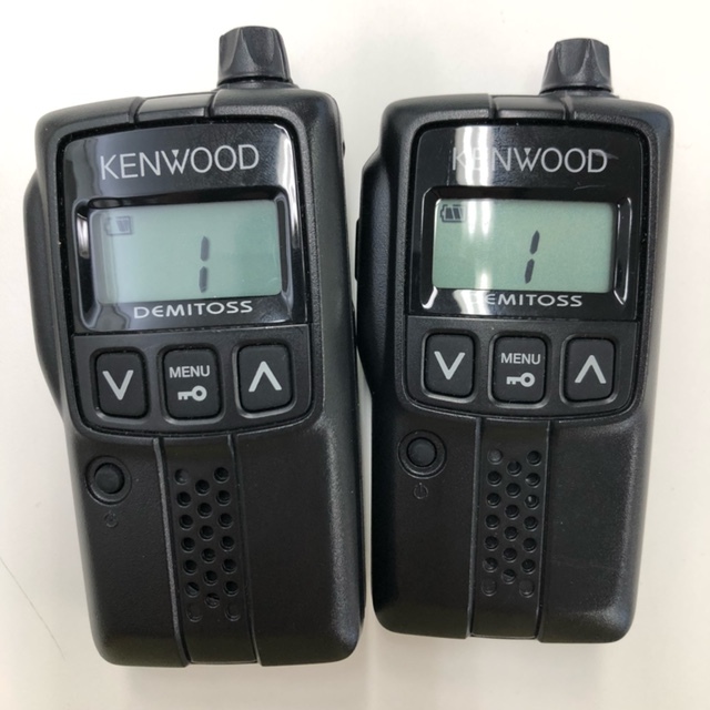 2台セット ケンウッド UBZ-EA20R ブラック 特定小電力トランシーバー 特小 無線機 KENWOOD[8141]_画像2