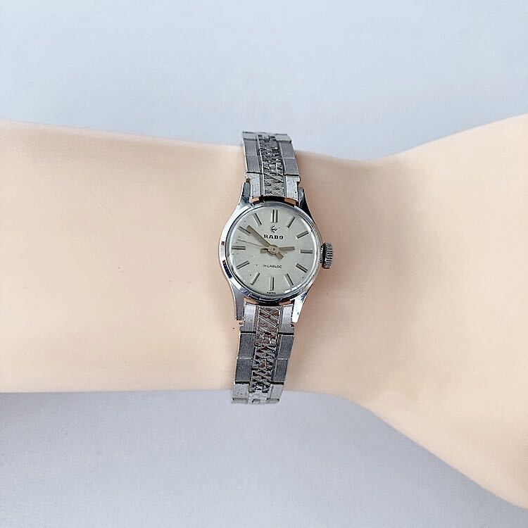 RADO 17石 レディース手巻き腕時計 2針 稼動品 #6032|Yahoo RADO 17石 レディース手巻き腕時計 2針 稼動品 #6032|Yahoo
