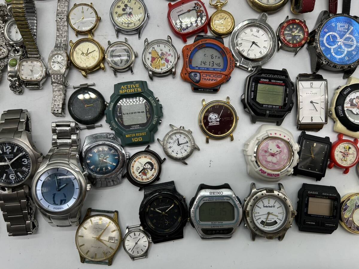 ジャンク 腕時計 150本以上 D&G YSL GIVENCHY SKAGEN SEIKO CITIZEN G-SHOCK Baby-G ブランド まとめ売り 大量 まとめて 動作未確認品_画像3