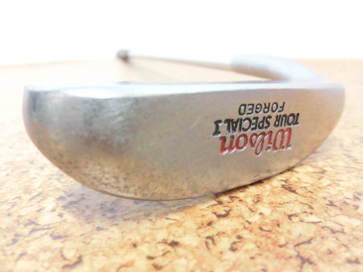 希少♪Wilson ウィルソン TOUR SPECIAL Ⅰ FORGED ツアースペシャル 1 L字パター 34インチ スチールシャフト 中古品♪T1484_画像1