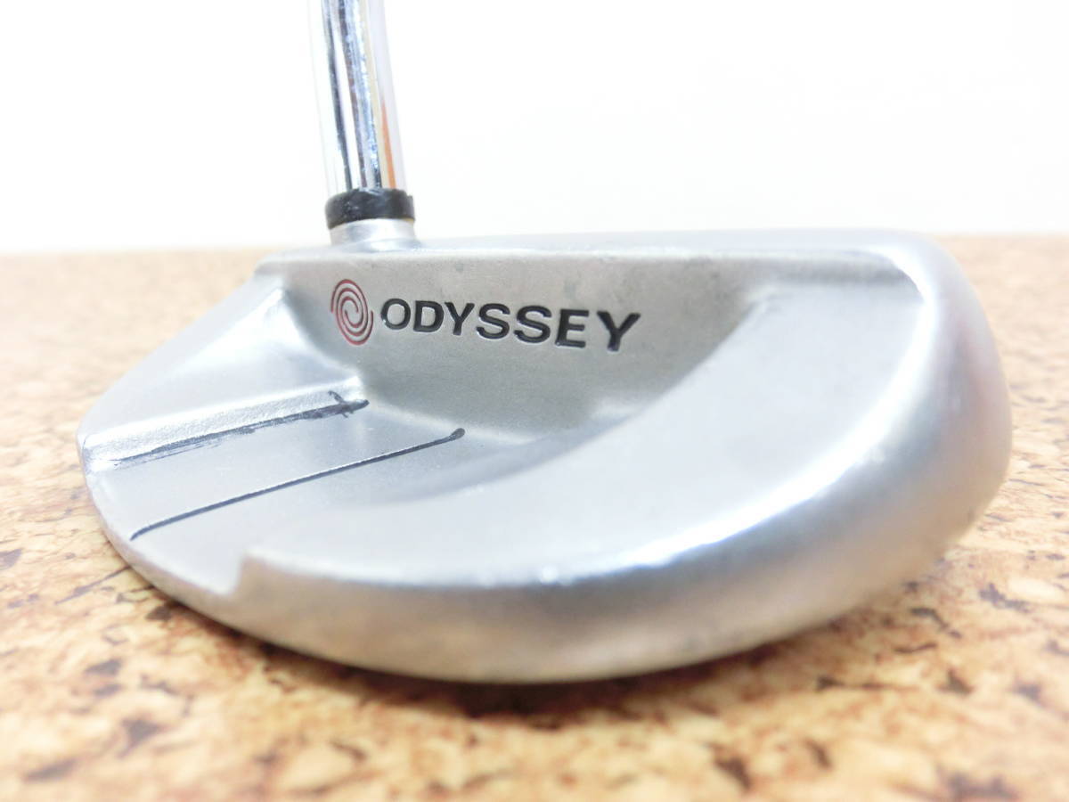 希少 名器♪ODYSSEY オデッセイ WHITE HOT #5 3ドット ホワイトホット パター 34インチ 純正スチールシャフト 中古品♪T1181_画像3