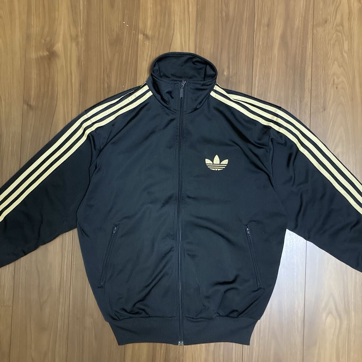 【☆SALE☆】adidas アディダスオリジナルス トラックジャケット ジャージ ファイヤーバード　メンズLサイズ　ブラック