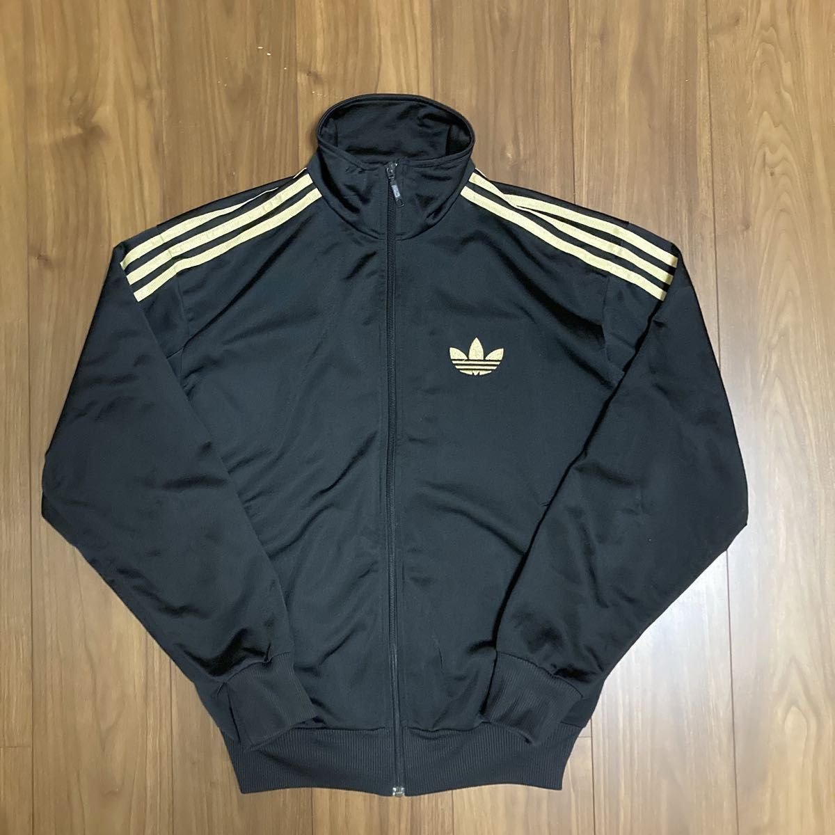 【☆SALE☆】adidas アディダスオリジナルス トラックジャケット ジャージ ファイヤーバード　メンズLサイズ　ブラック