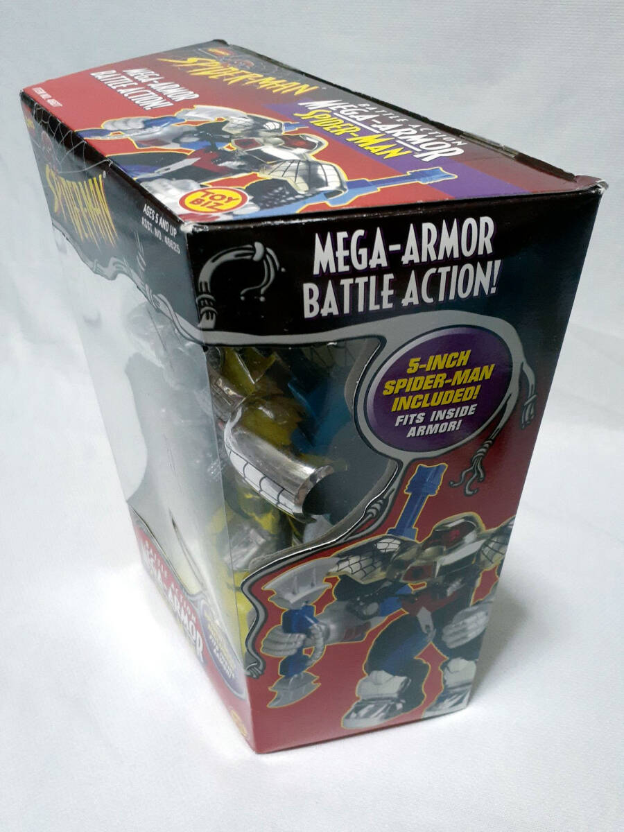  игрушка biz1999 год mega armor - Человек-паук Spider armor -MEGA-ARMOR SPIDER-MAN TOYBIZma- bell Avengers Powered костюм 