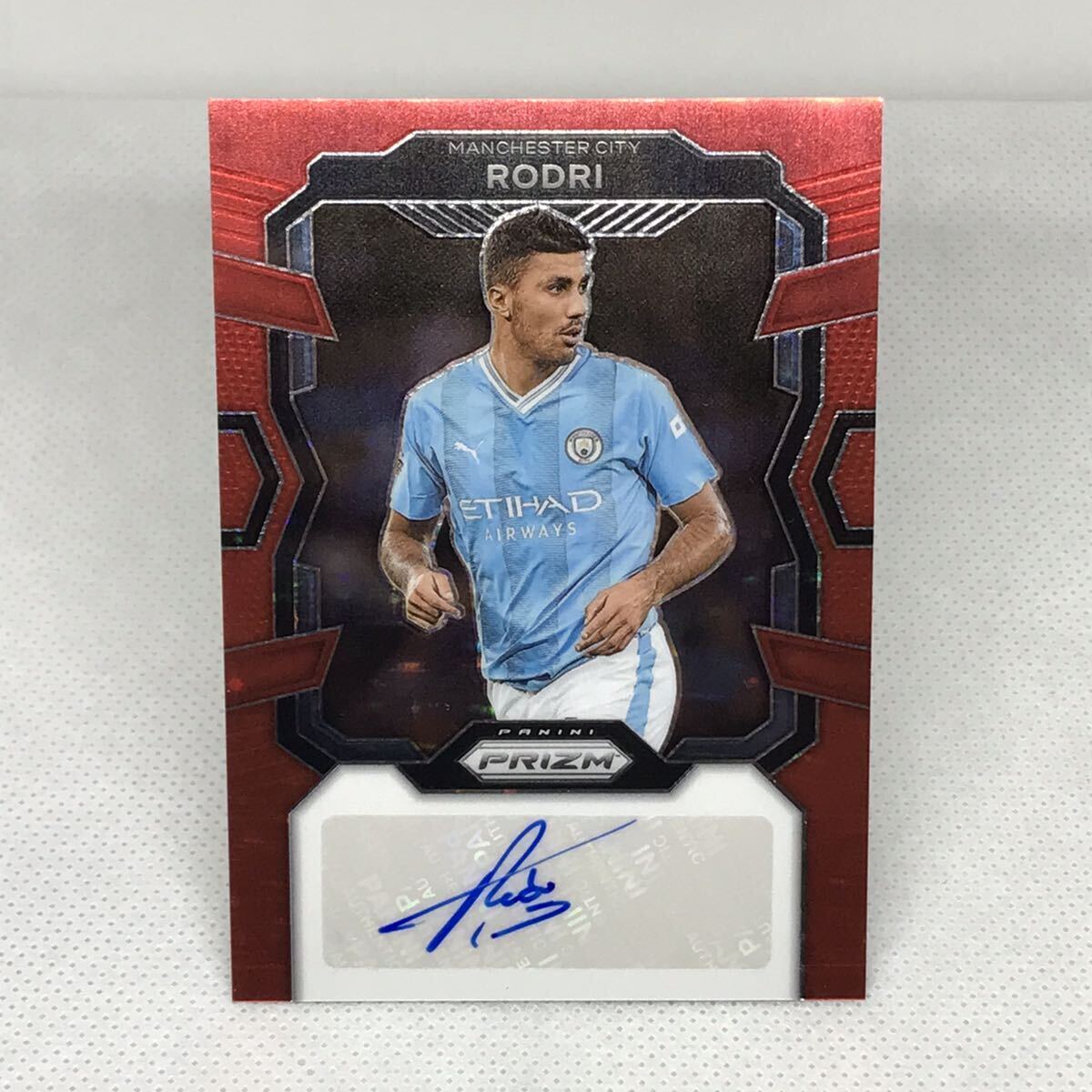 S-RO autograph RODRI PANINI PRIZM PREMIER LEAGUE_画像2