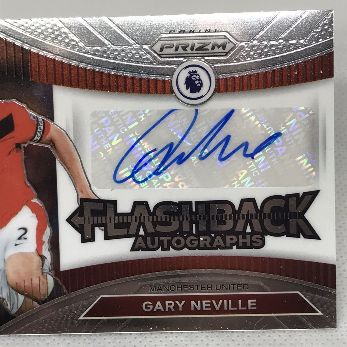 FA-GN autograph 2023 GARY NEVILLE PANINI PRIZM PREMIER LEAGUE_画像2