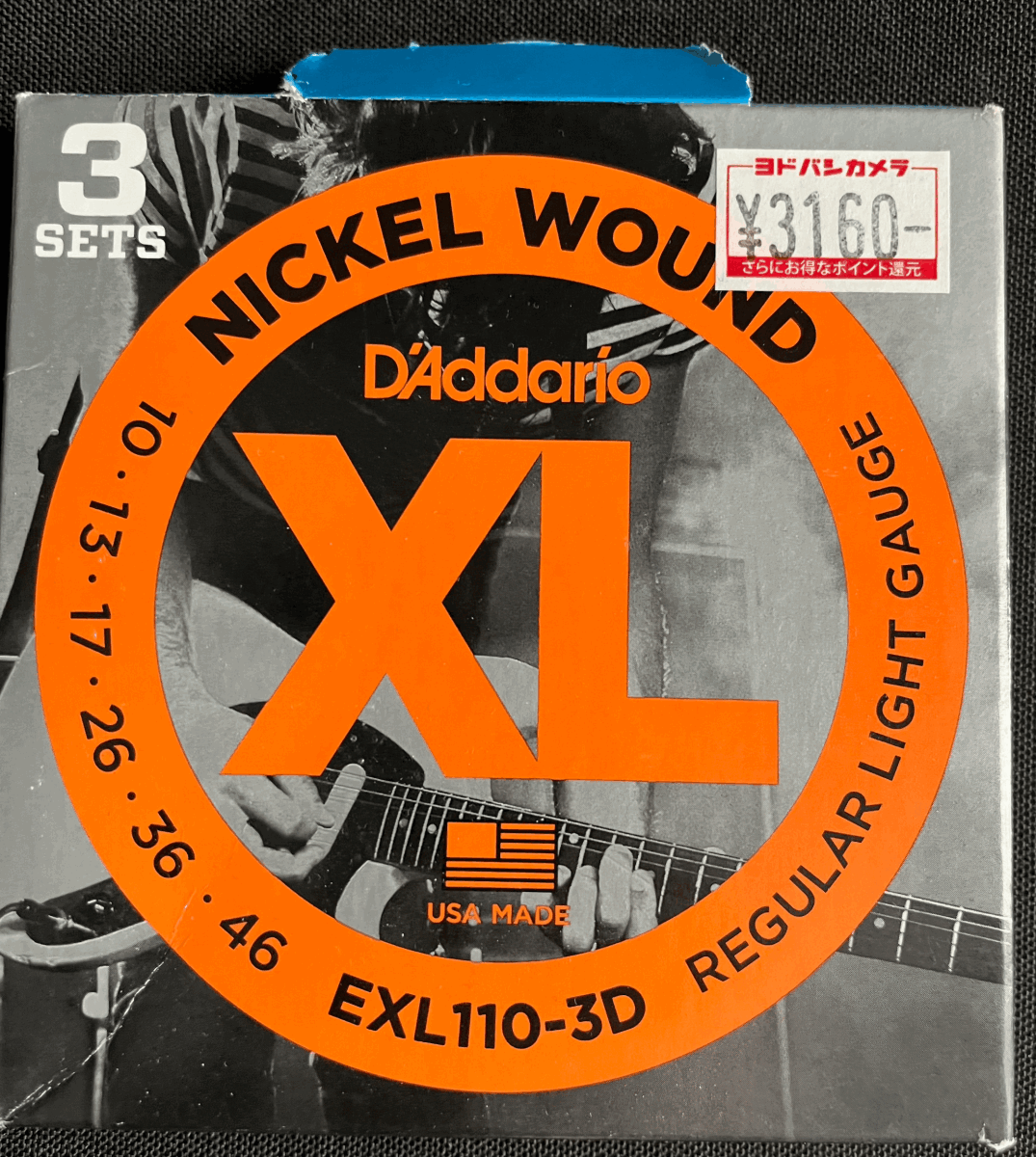 ＊2セットでの出品です＊ DADDARIO ( ダダリオ ) EXL110-3D XL Nickel Multi-Packs Regular Light の画像1
