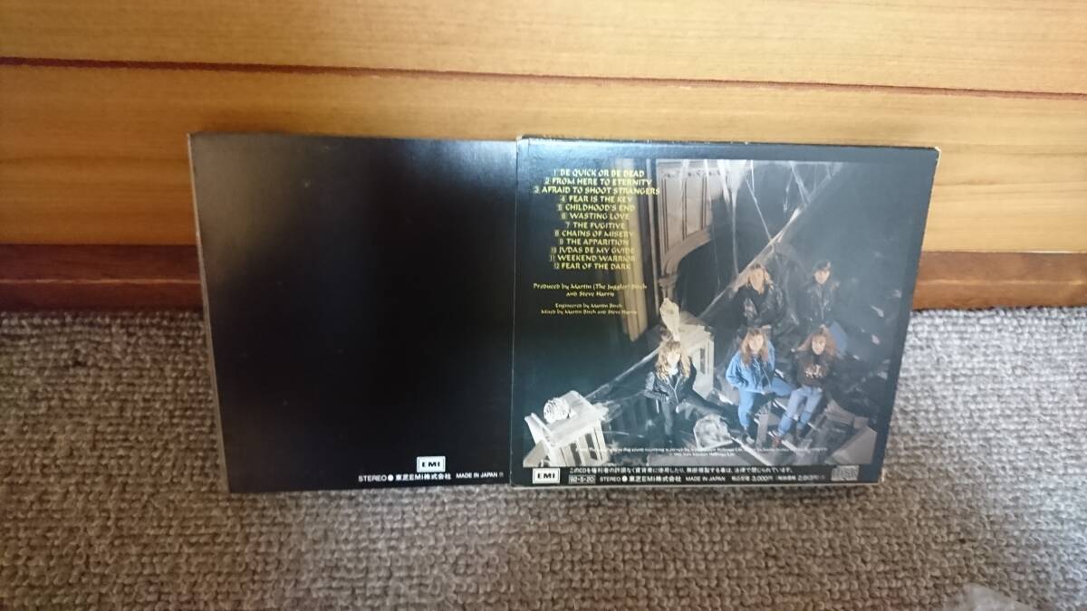 初回限定盤　アイアンメイデン　IRON MAIDEN「FEAR OF THE DARK」　特製ボックスケース　プロフィールブック　帯あり_画像5