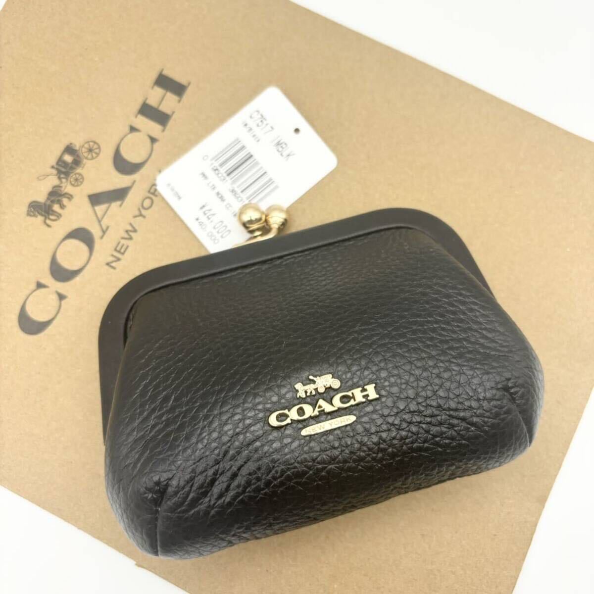 【COACH☆新品】ノラ キスロック カード ケース！コインケース！小物入れ！_画像1