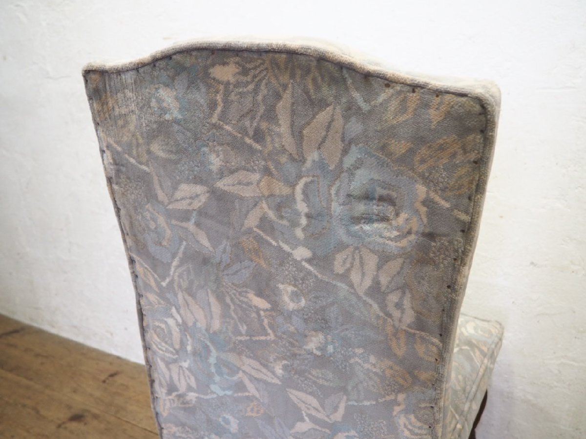 タF0417◆⑦イギリスアンティーク◆重厚な造りの大きい木製チェア◆英国家具 椅子 イス カフェ ダイニング ヨーロッパ家具 リビングN卸_画像5