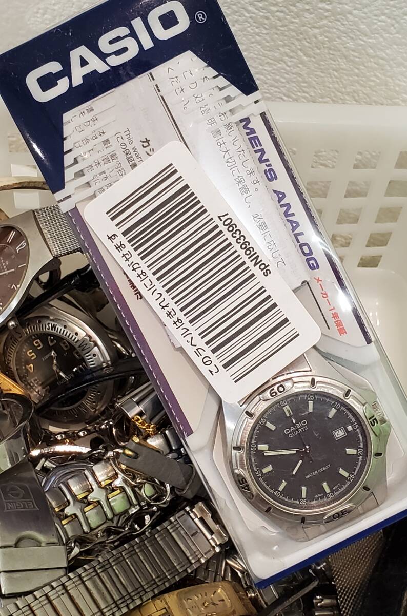【ジャンク品】腕時計 まとめ売り SEIKO/CITIZEN/CASIO 等様々 総重量 約 ３㎏以上（付属品込み）の画像5