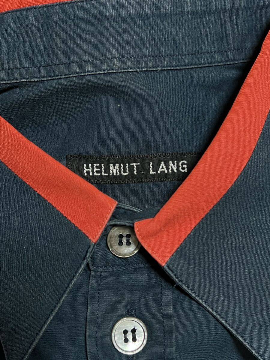 HELMUT LANG 90s 初期 本人 シャツ スーツ ミリタリー コート バイカー ボンテージ モッズ ニット ペンキ Tシャツ デニム ジャケット_画像7
