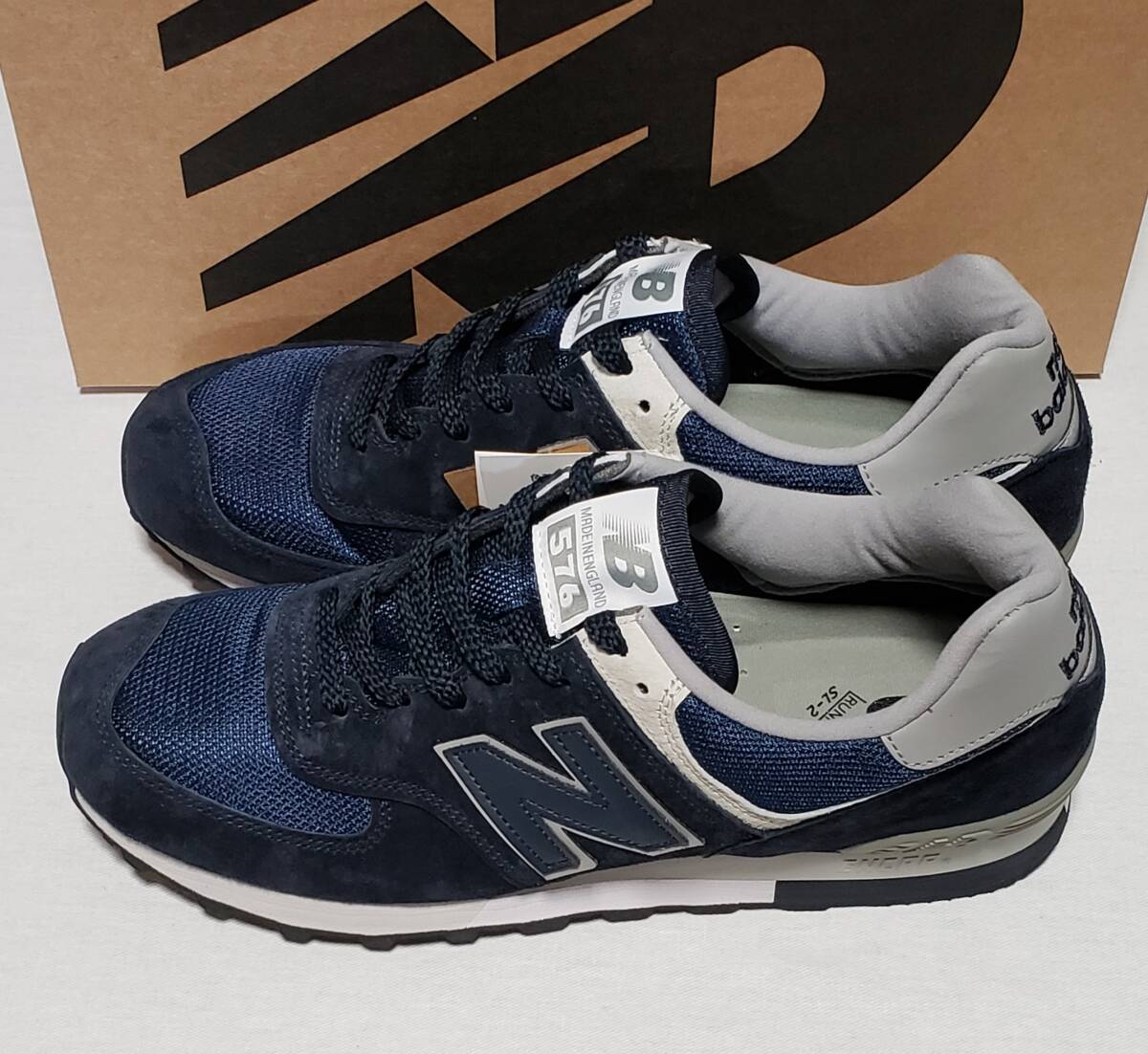 ニューバランス OU576PNV 27.5cm US9.5 ウィズD MADE IN UK 未使用品 new balance 576 ネイビー_画像5