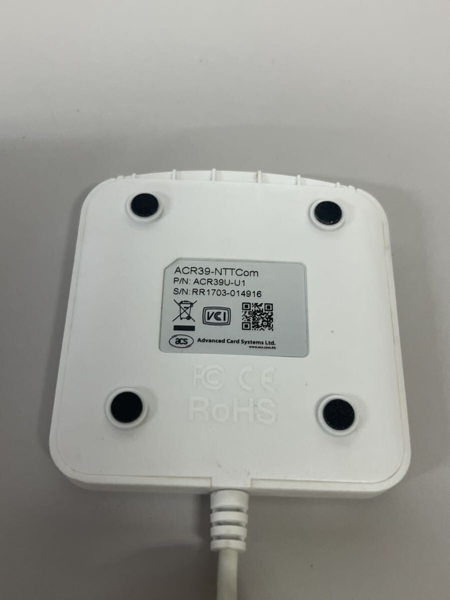 L302)NTTコミュニケーションズ 接触型 USBタイプ ICカード リーダーライター ACR39-NTTComの画像4