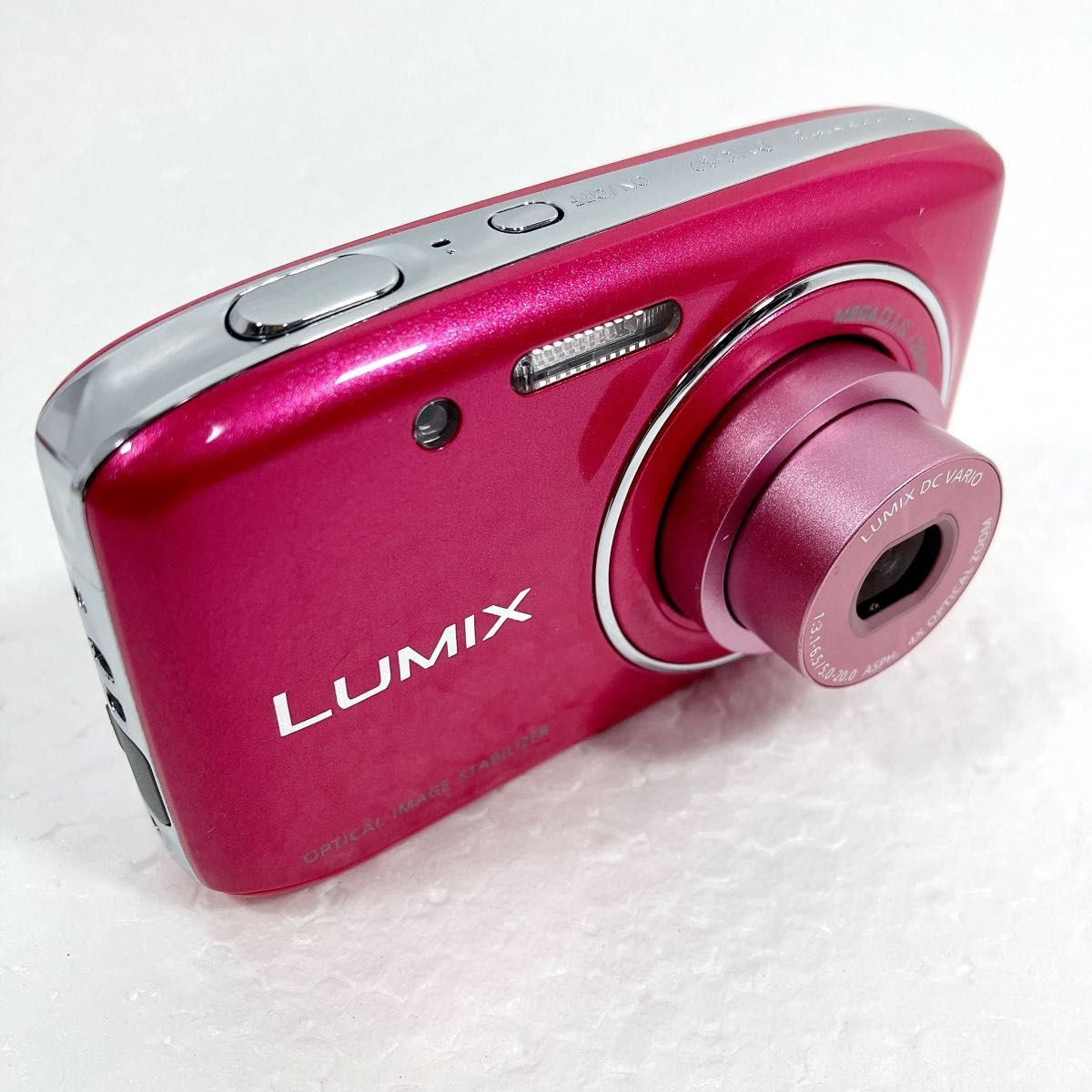 Panasonic パナソニック デジタルカメラ ルミックス S2 光学4倍 ピンク DMC-S2 LUMIX メモリーカード付き