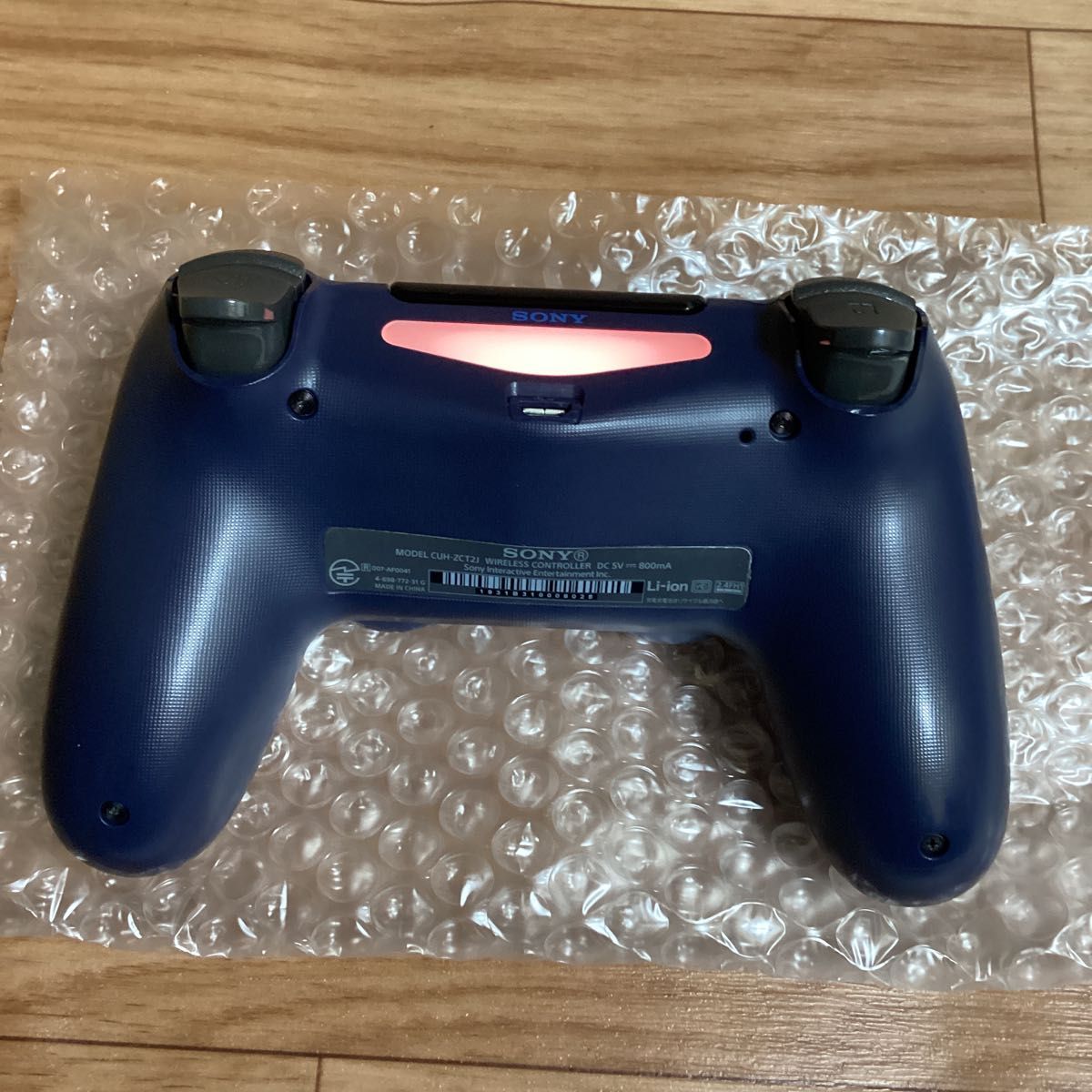 ps4コントローラー デュアルショック4  ミッドナイトブルー CUH-ZCT2J動作確認済【初期保証有】