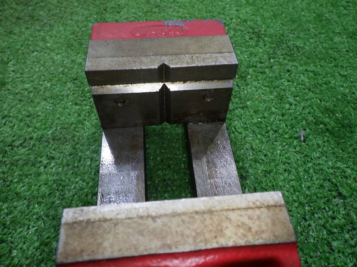 ERON Mini vise red clamp vise fixation small size tool DIY secondhand goods present condition goods 240509