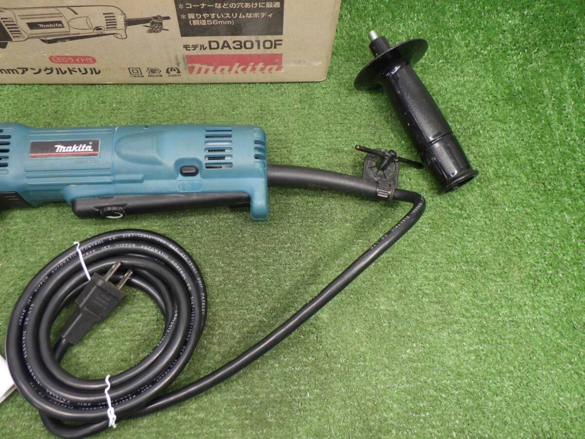  corner etc.. drilling .* Makita 10mm angle drill DA3010F code type . rear .. power tool secondhand goods 240509