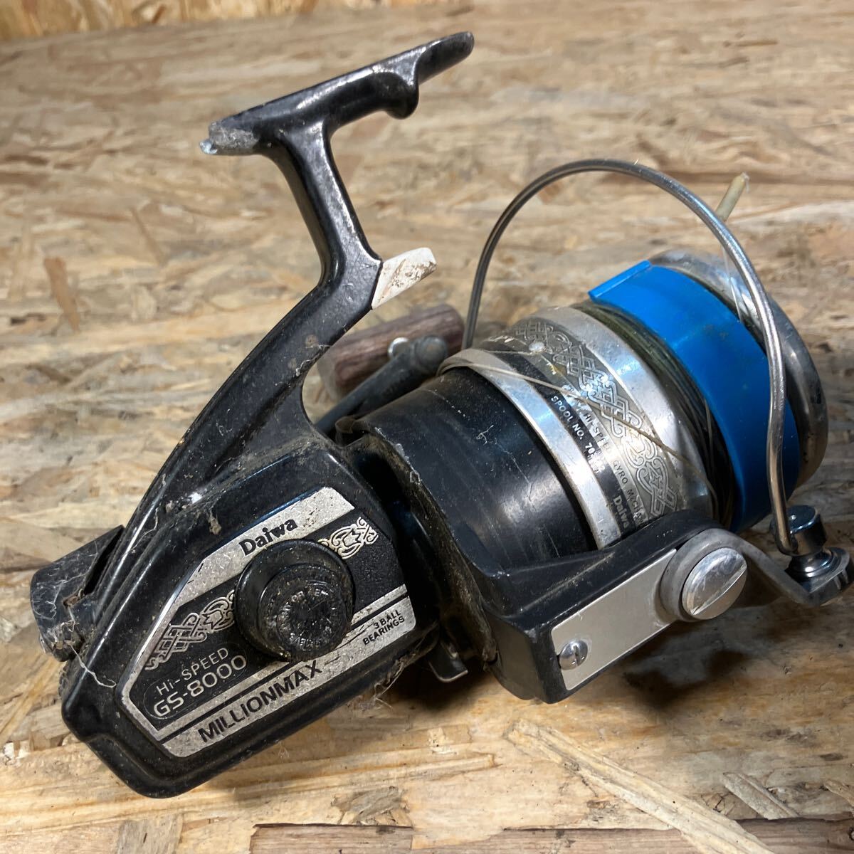 1円〜/Daiwa/ダイワ/Miya Epoch/ミヤエポック/ミヤマエ/GS-8000/400 GT-1/電動リール/スピニングリール/釣具/通電動作未確認/中古/ジャンク_画像3