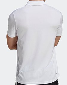 adidas アディダス IB8105 BXH40 吸湿性 AEROREADY ポロシャツ 半袖 メンズシャツ ホワイト XL_画像2