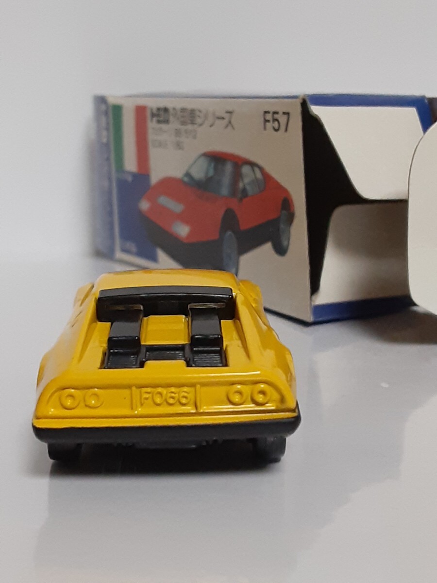トミカ、日本製、青箱F57、フェラーリBB512(黄)の画像8