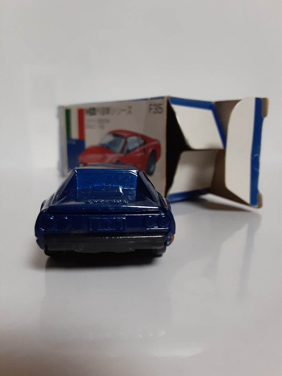 トミカ、日本製、青箱F35フェラーリ308GTB(紺色)_画像8