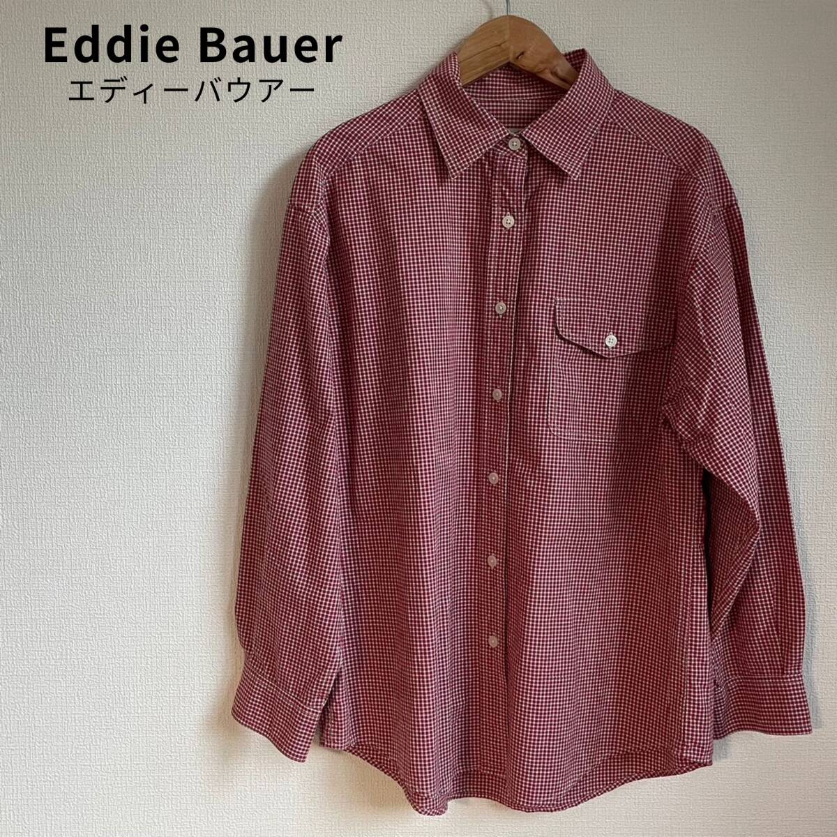 Eddie Bauer エディーバウアー 90s 白タグ ヴィンテージ シャツ_画像1