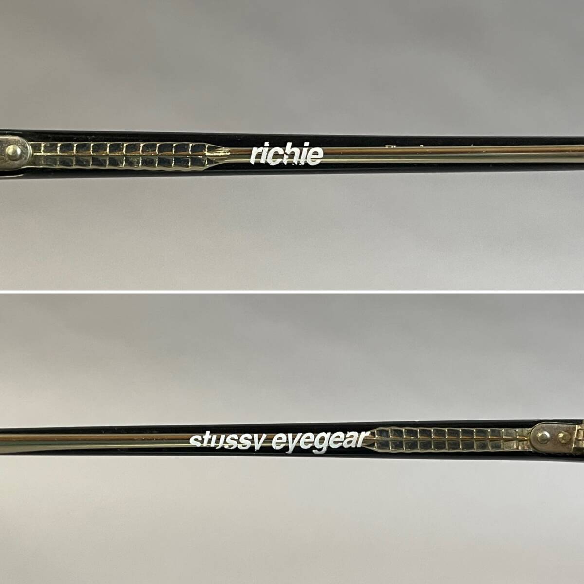 MS1096 STUSSY ステューシー eyegear アイギア richie リッチー ブラックフレーム グレーグラス (検)フルリム セル アイウェアの画像9