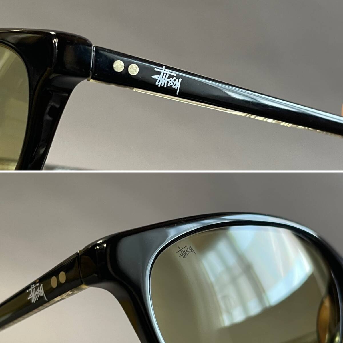 MS1096 STUSSY ステューシー eyegear アイギア richie リッチー ブラックフレーム グレーグラス (検)フルリム セル アイウェアの画像8