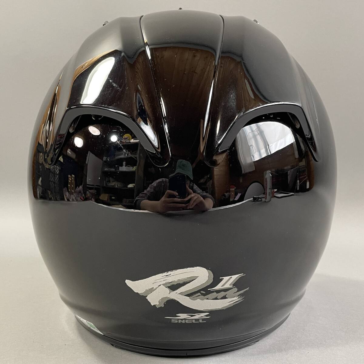 MS1129 Arai アライ SZ-Ram2 ジェットヘルメット 57-58cm Mサイズ ブラック 2001年製造 SNELL M2000規格 箱あり (検)バイク シールド 黒の画像4