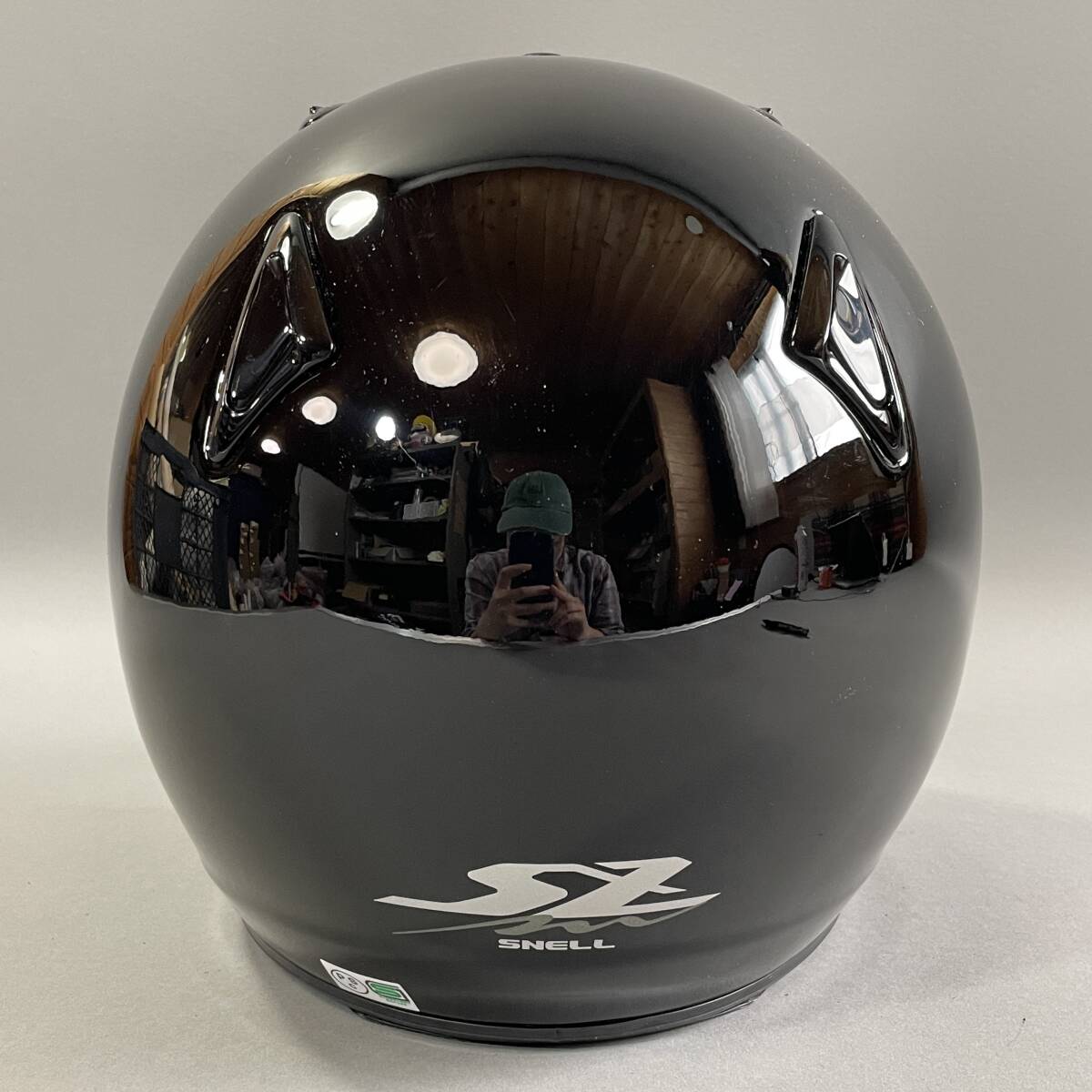 MS1130 美品 Arai アライ SZm ジェットヘルメット 57-58cm Mサイズ ブラック 2001年製造 SNELL M2000規格 箱・取説・保管袋ありの画像4