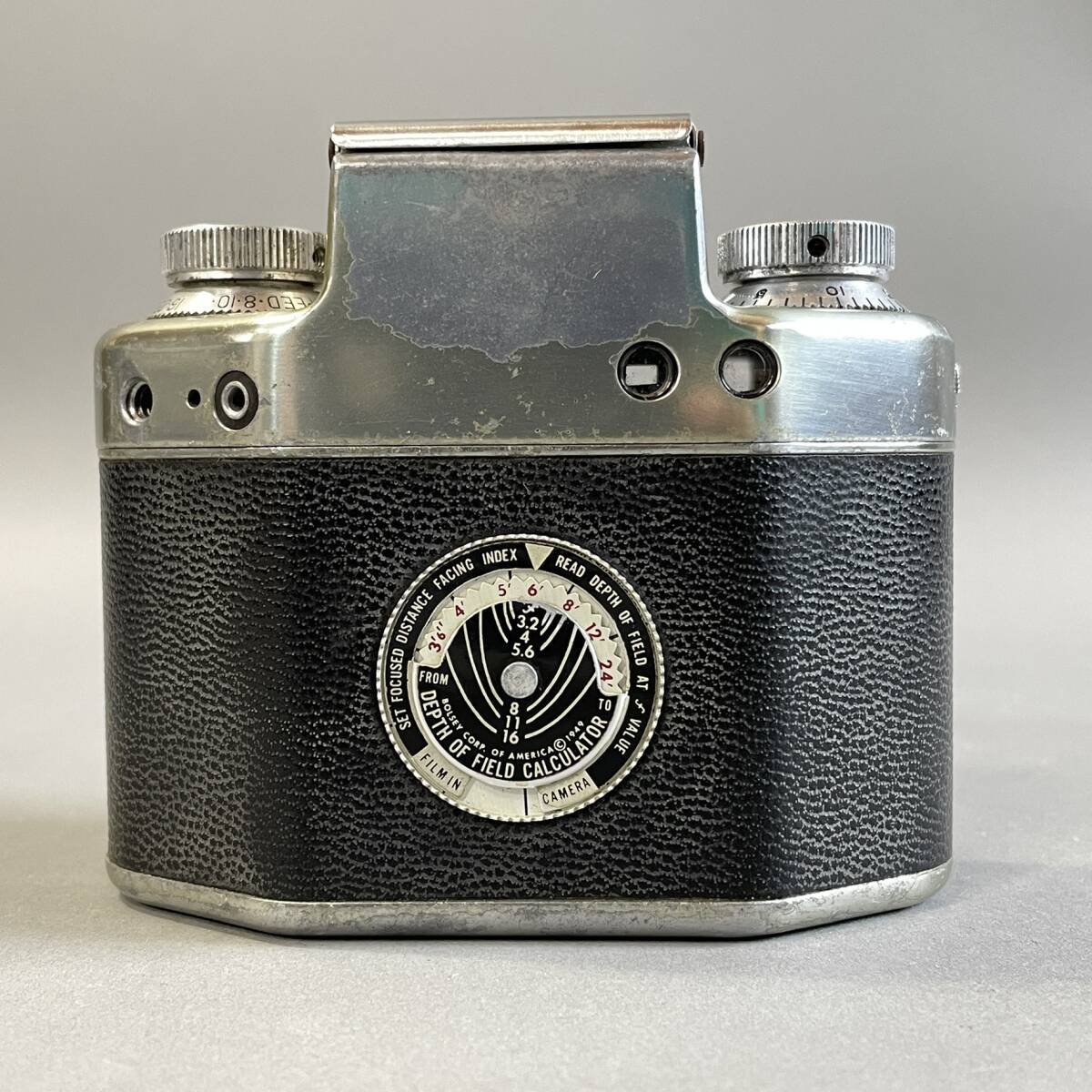 MS1197 一部動作確認 Bolsey ボルシー MODEL C TWIN LENS REFLEX WOLLENSAK 44mm f/3.2 二眼レフカメラ ジャンク (検)フィルム_画像3