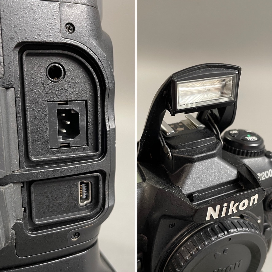 MS1115 動作未確認 Nikon ニコン D200 デジタル一眼レフ ボディ ＋ MB-D200 マルチパワーバッテリーパック (検)カメラ 2005年の画像9