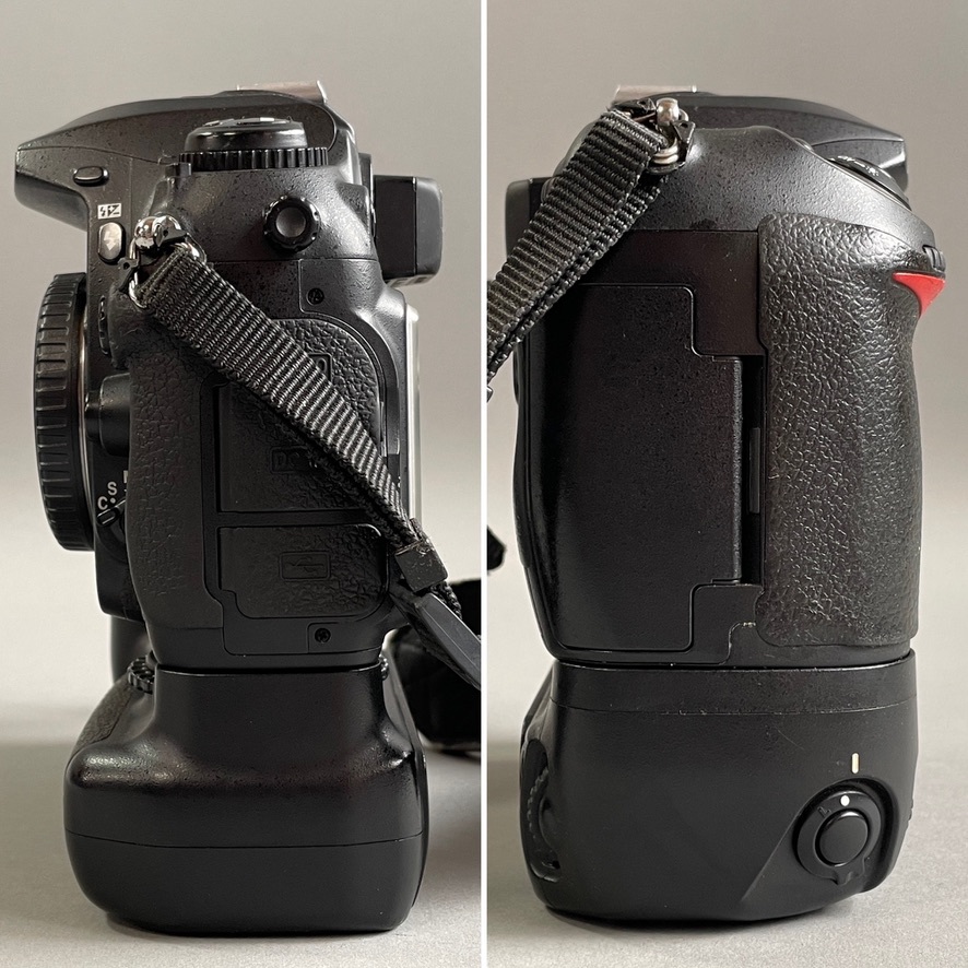 MS1115 動作未確認 Nikon ニコン D200 デジタル一眼レフ ボディ ＋ MB-D200 マルチパワーバッテリーパック (検)カメラ 2005年の画像3
