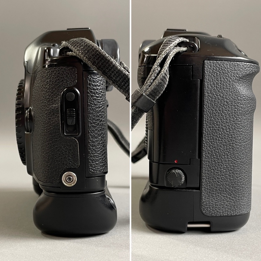 MS1117 一部動作確認 Canon キャノン EOS-1 デジタル一眼レフ ボディ ＋ BP-E1 バッテリーパック (検)カメラ ブラック デジいちの画像3