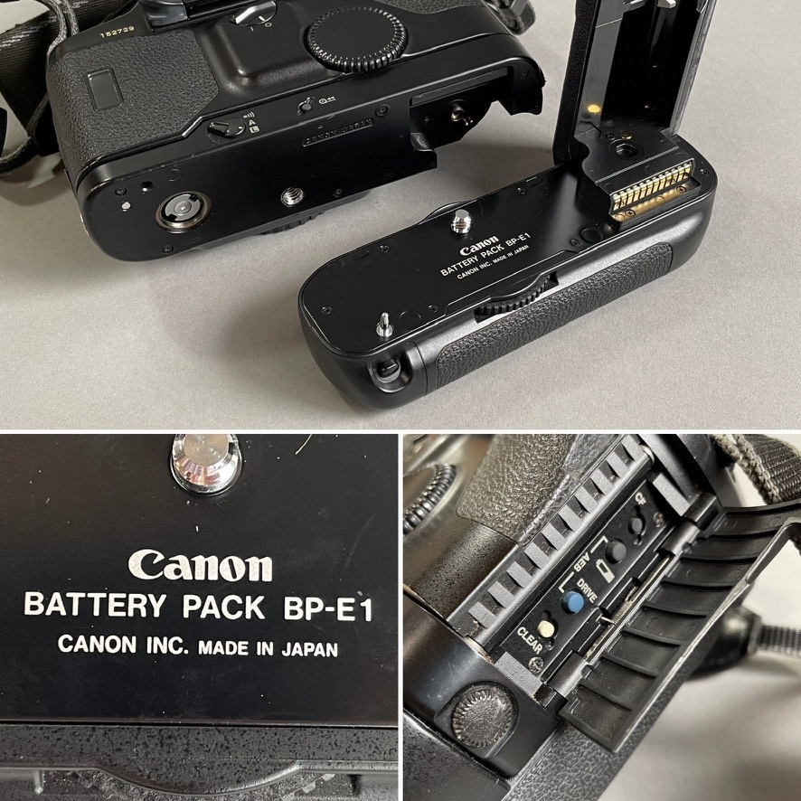 MS1117 一部動作確認 Canon キャノン EOS-1 デジタル一眼レフ ボディ ＋ BP-E1 バッテリーパック (検)カメラ ブラック デジいちの画像10