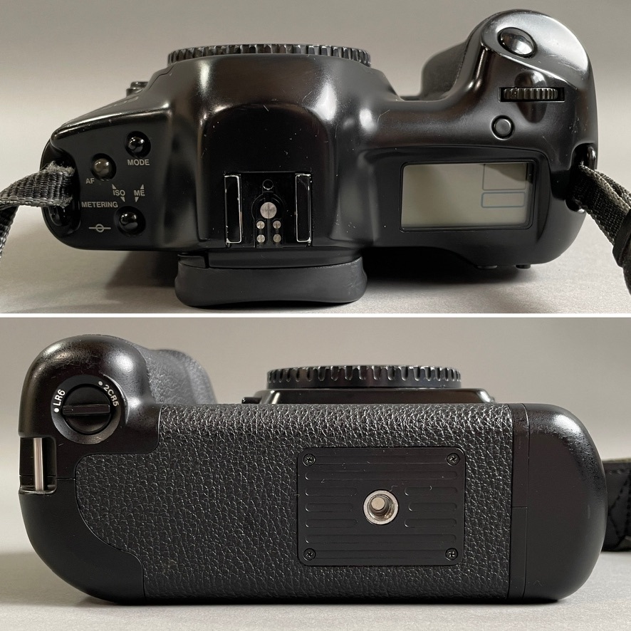 MS1117 一部動作確認 Canon キャノン EOS-1 デジタル一眼レフ ボディ ＋ BP-E1 バッテリーパック (検)カメラ ブラック デジいちの画像5