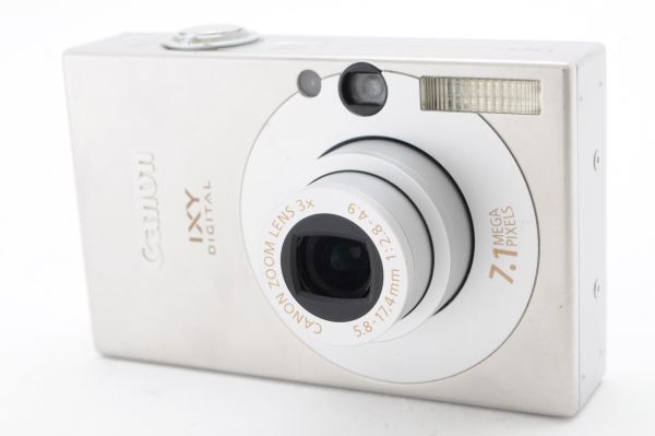 キヤノン Canon IXY DIGITAL 10 シルバー CCD搭載オールドコンデジ 《 新品SDカード & スマホ転送ケーブル付 》　R0502139-240529_画像1