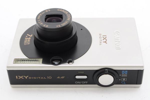 キヤノン Canon IXY DIGITAL 10 ブラック CCD搭載オールドコンデジ 《 新品SDカード & スマホ転送ケーブル付 》　D0428145-240446_画像5