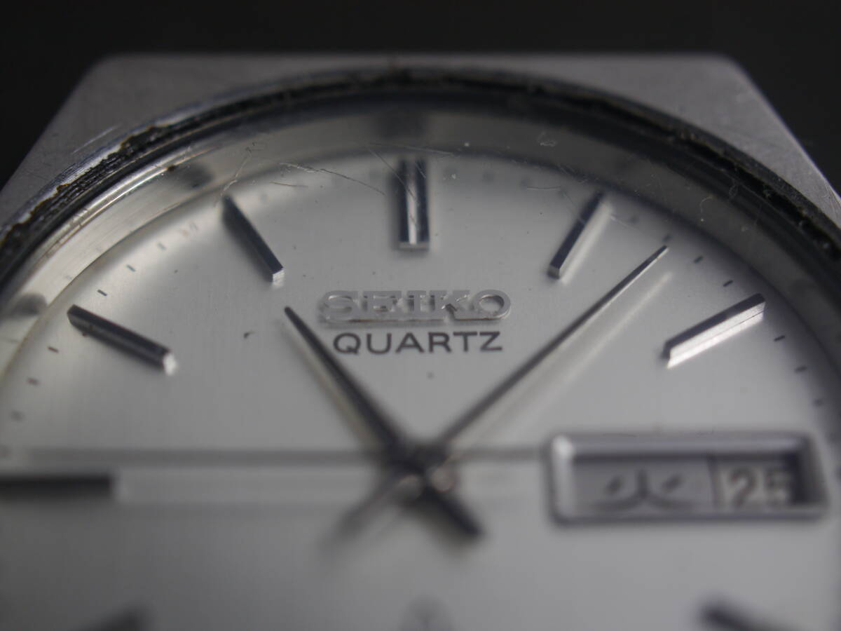 セイコー SEIKO TYPE Ⅱ クォーツ 3針 デイデイト 7123-7080 男性用 メンズ 腕時計 x742 ジャンク_画像3