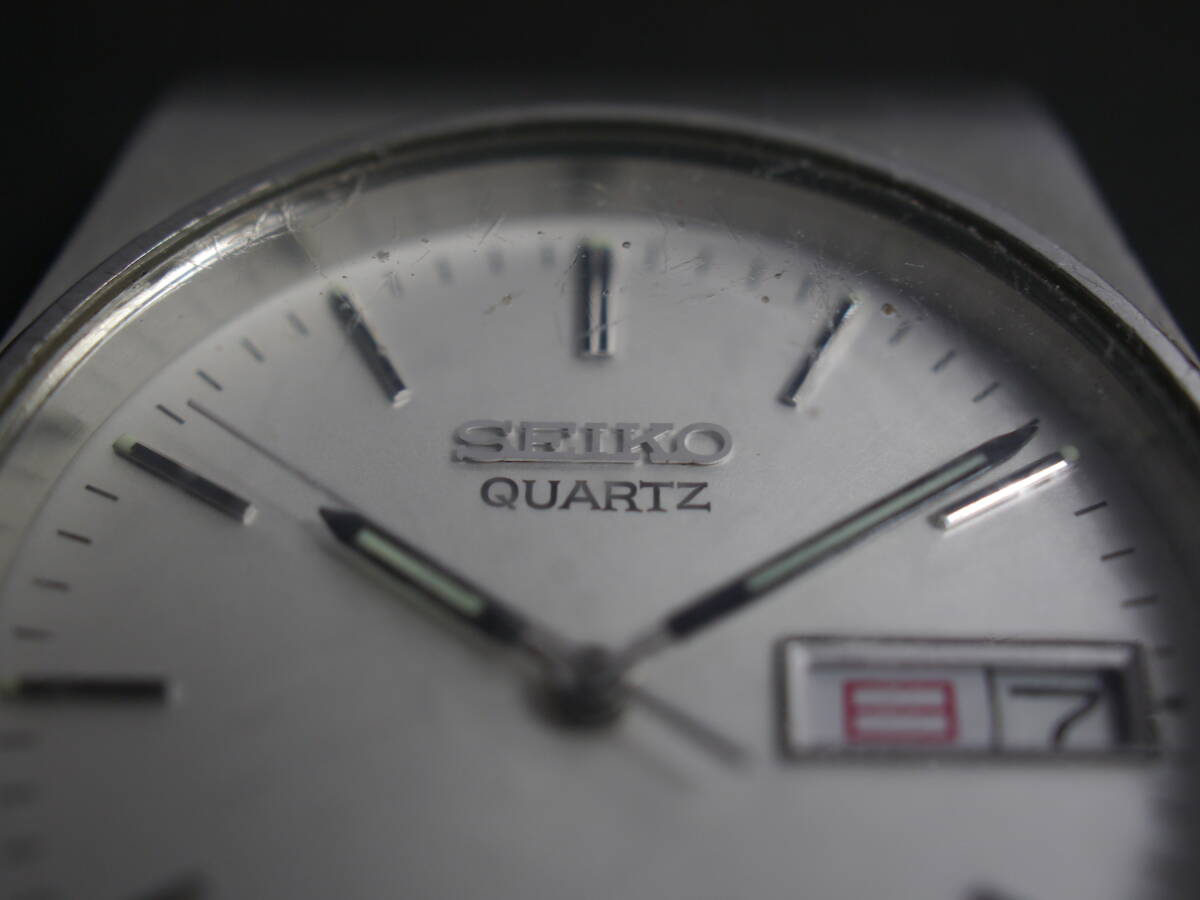 セイコー SEIKO クロノス CHRONOS クォーツ 3針 デイデイト 8123-7090 男性用 メンズ 腕時計 x756 稼働品_画像3