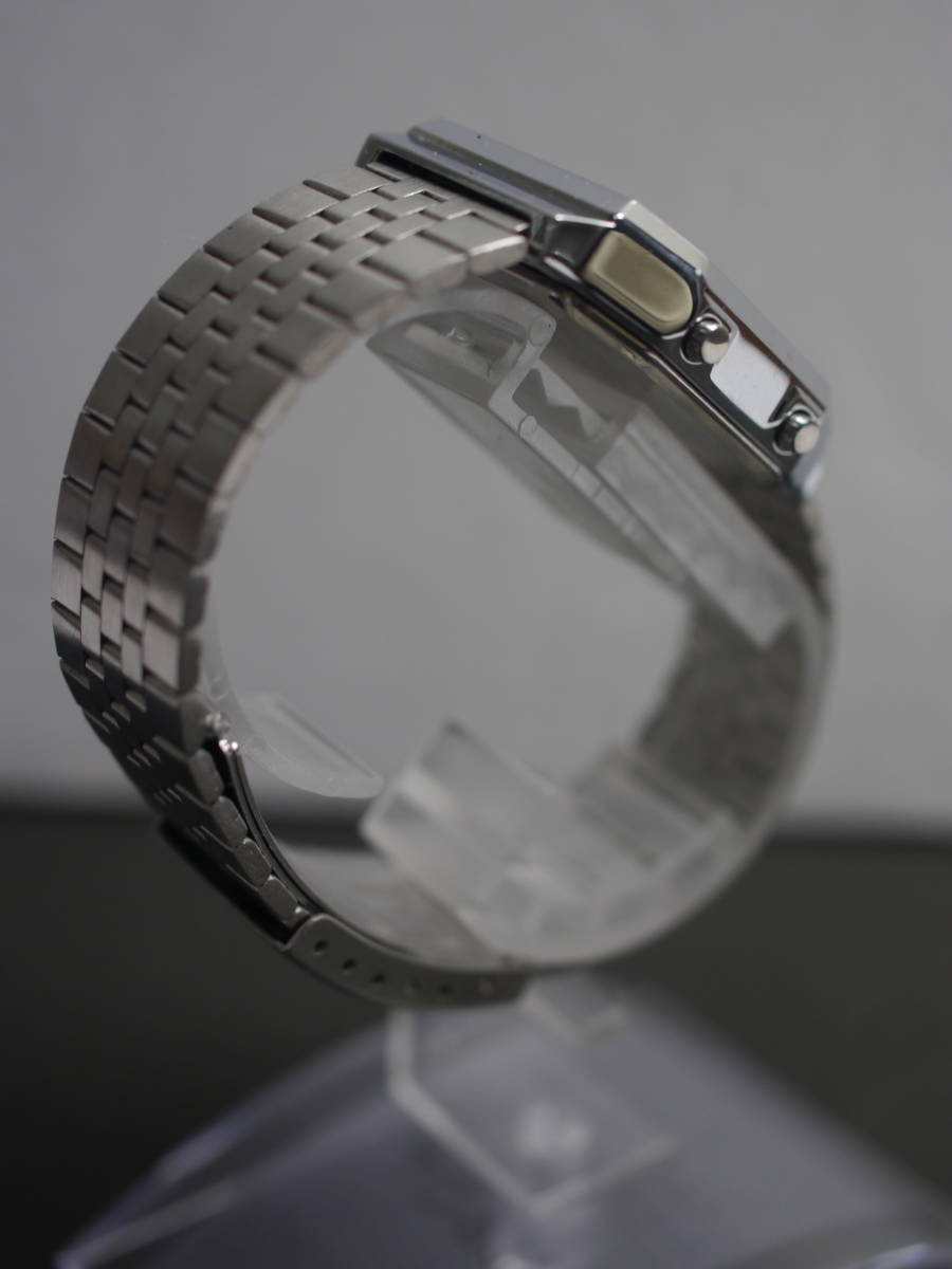 セイコー SEIKO アルバ ALBA デジアナ 純正ベルト V041-5050 男性用 メンズ 腕時計 W675 稼働品a_画像3