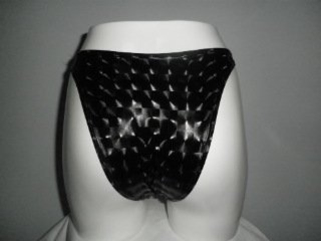 3D покрытие * высокий ноги мужской бикини (S)3DHH- черный 