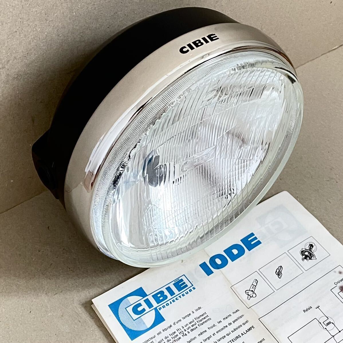 ジビエ CIBIE ヘッドライト CB750FOUR Yahoo!オークション - 極上未使用 シビエ CIBIE 凹み ヘッド