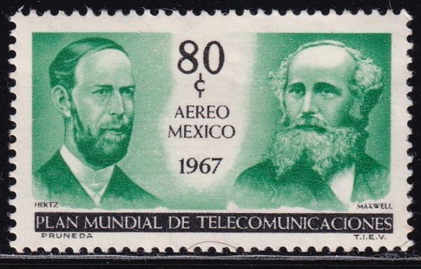 ak1038 メキシコ 1967 ヘルツ マックスウェル C332_画像1