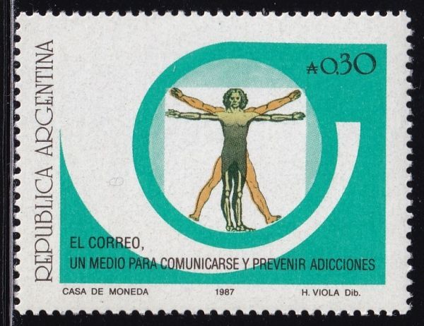 ak1042 Argentina 1987 medicine thing #1592