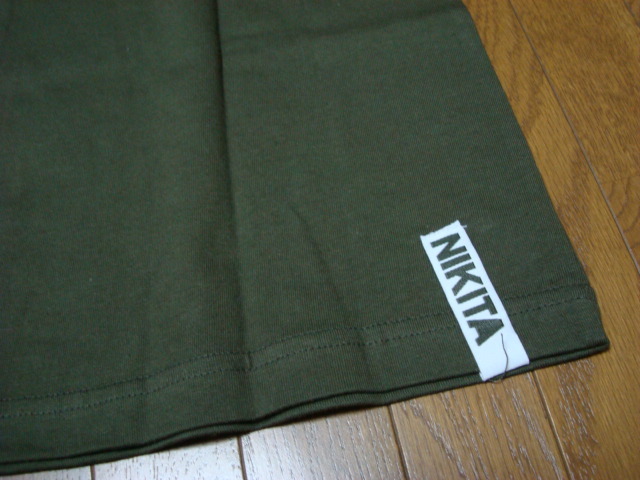 新品NIKITA(ニキータ)レディースTシャツLAUREN TEE (S) ARMY GREEN_画像3