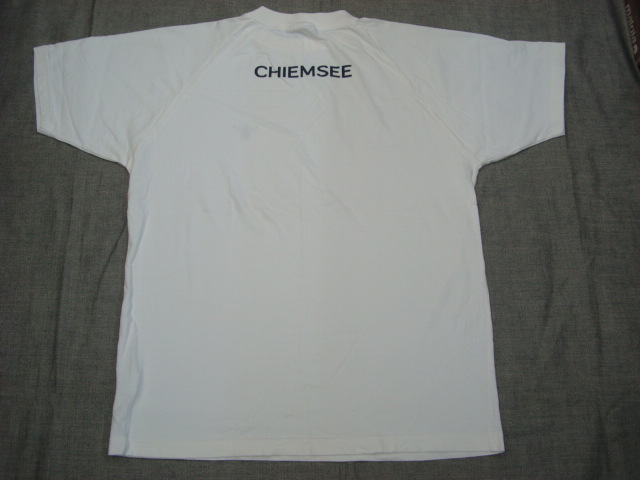 未使用！新品！CHIEMSEE(キムジー)メンズTシャツ(ラグラン袖) S 白_画像1