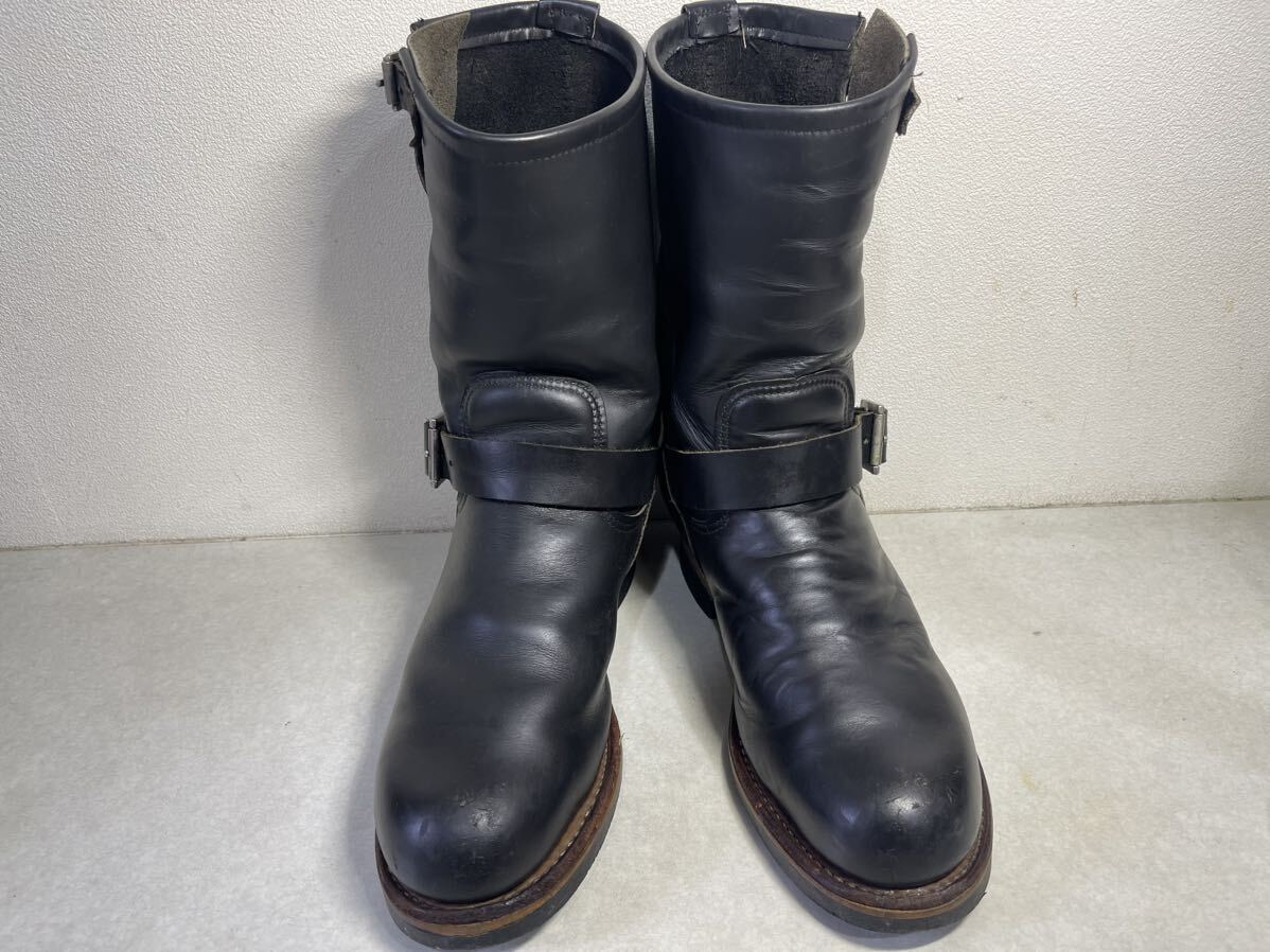 REDWING Red Wing 2268 engineer boots PT99 embroidery tag USA made US8 1/2 D USED VINTAGE