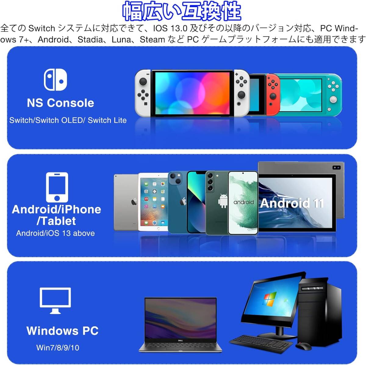 Switch コントローラー マクロ機能 背面ボタン付き Switchスリープ解除 Android/IOS/PCにも対応